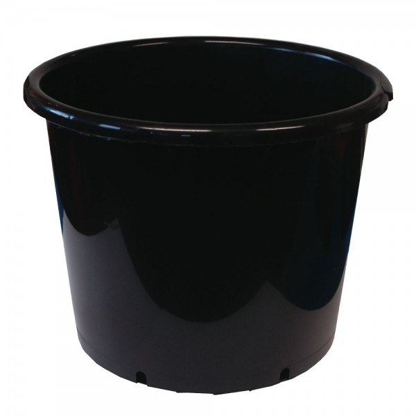 Round Black 35L D400 H 320 Pot