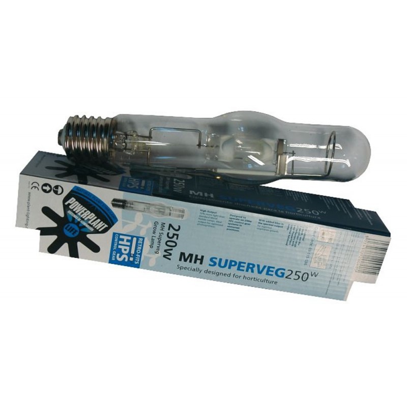 Powerplant 1000W MH SuperVeg Metal Halide Lamp/Bulb Plant Vegetative Growth 